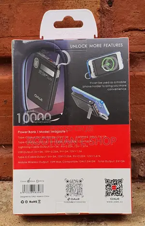 Oale Quality 10,000mah Powerbank (Supports Wireless Charging)