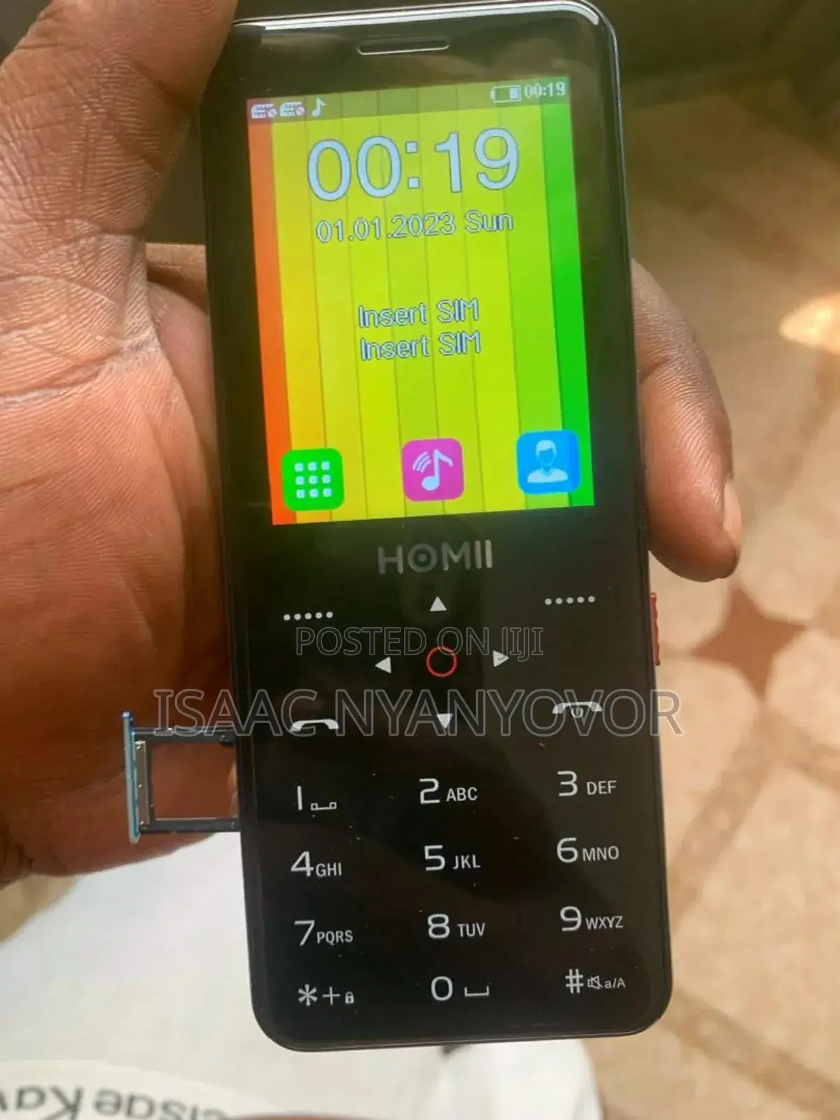 New Mobile Phone Blue