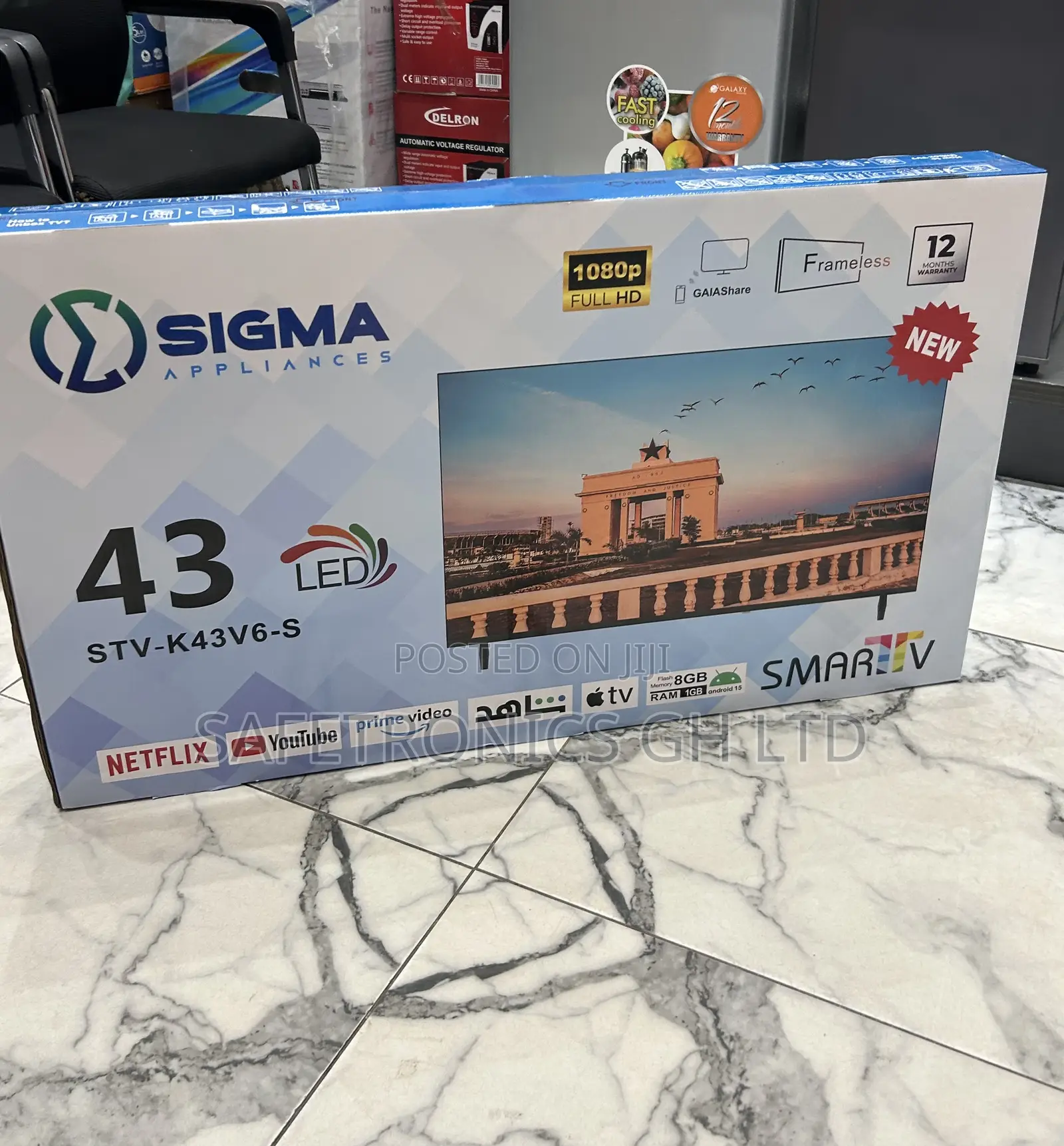 Clear Smart Led Full Hd Android 43” Classic (Sig-K43v6-S) Tv