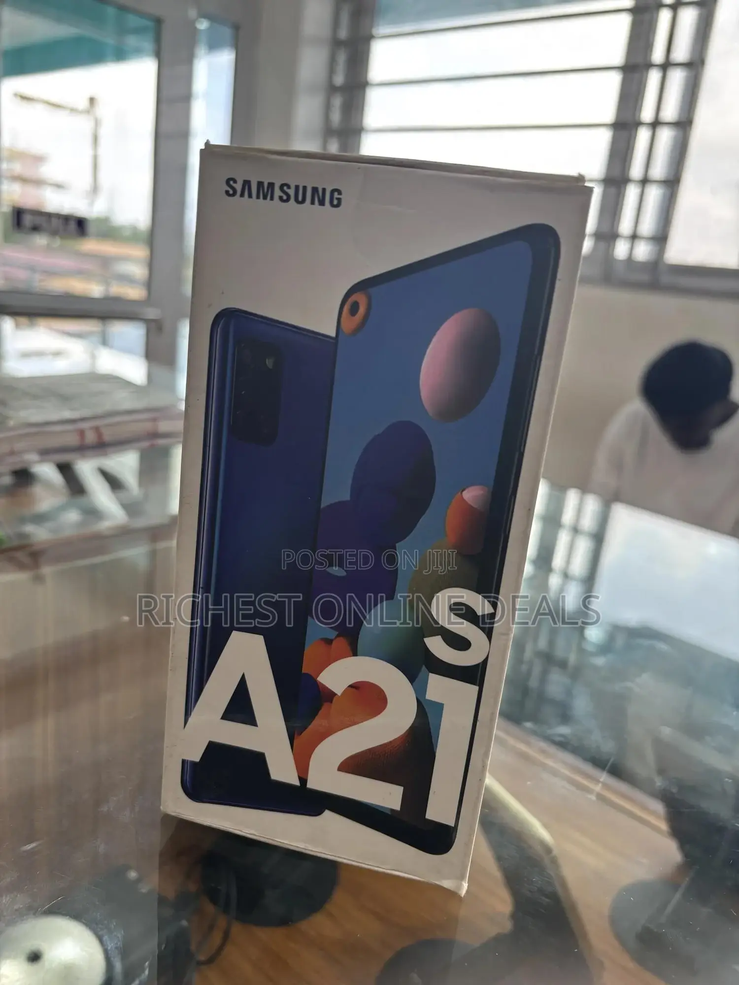 New Samsung Galaxy A21s 128 GB Blue