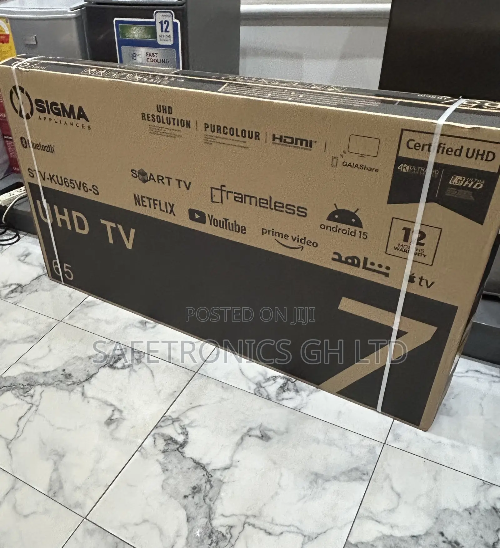 Newly Choose 65” Sigma Led Sig-K65v6-S Android Uhd Tv