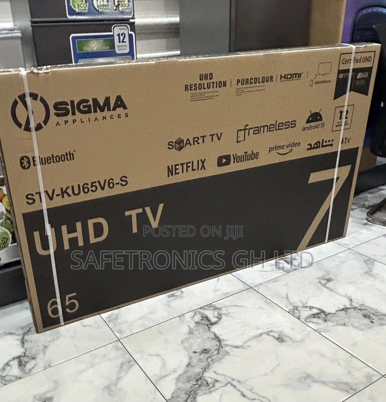 Newly Choose 65” Sigma Led Sig-K65v6-S Android Uhd Tv