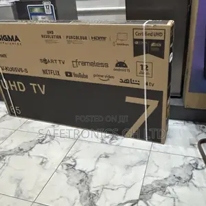Ultra Modern Led Uhd 65” Android Smart Sigma Sig-K65v6-S Tv