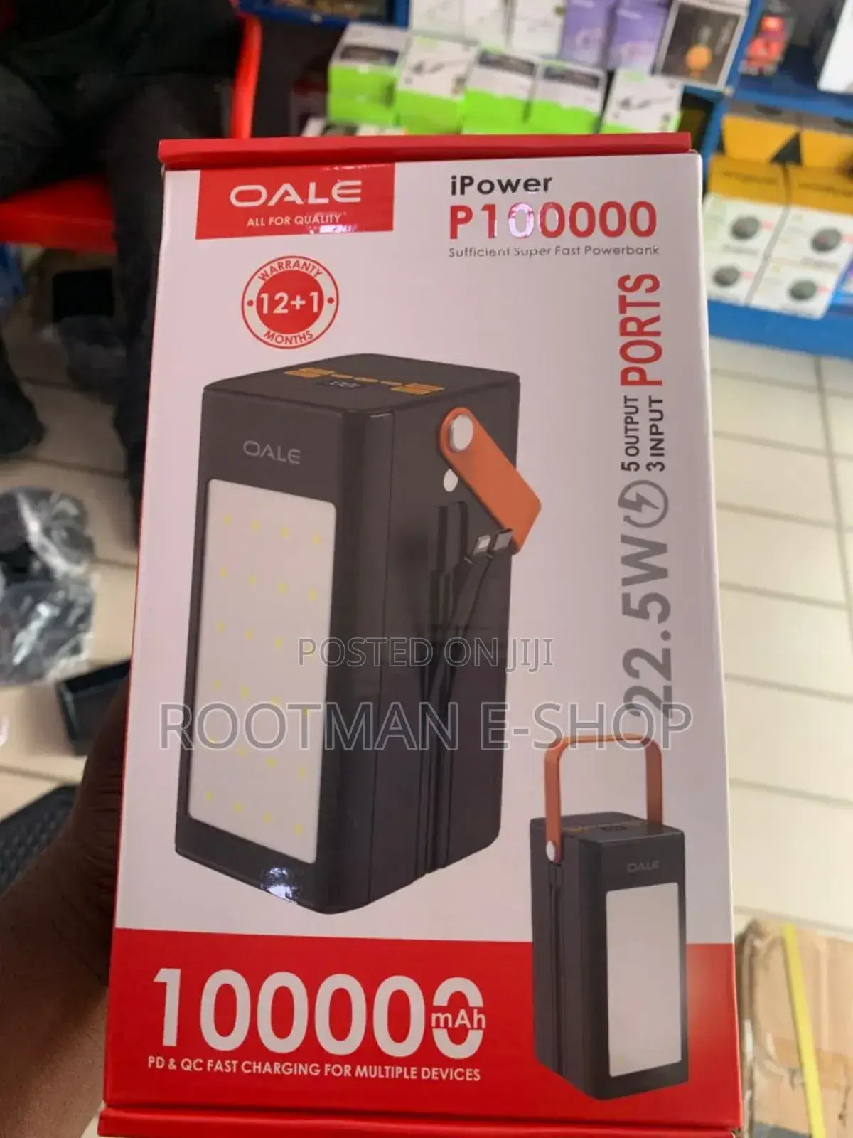 Ipower P100000 Portable Power Station ( 100,000mah Capacity)