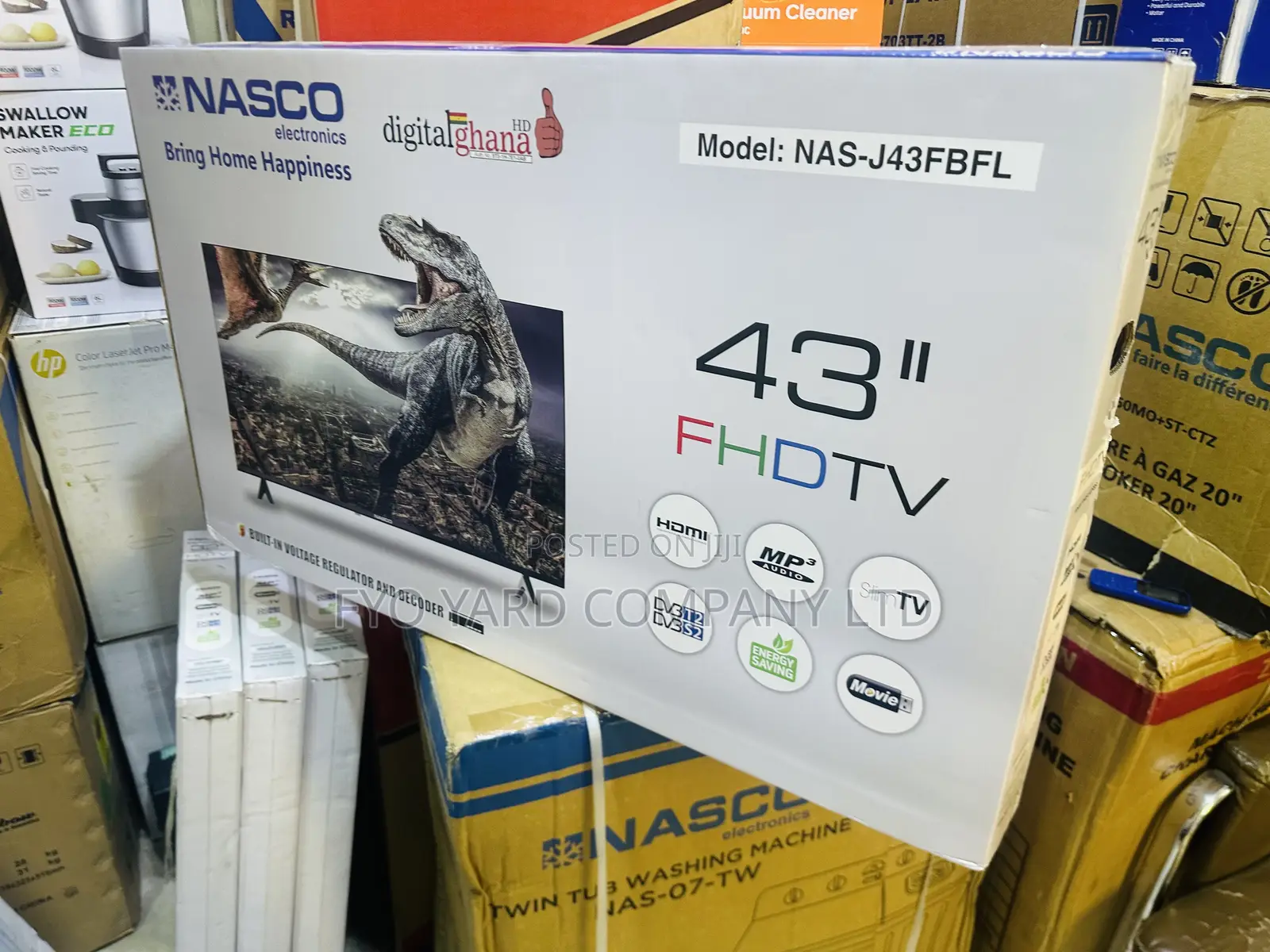 Slim and Modern Design Nasco 43 Satellite FHD Digital Led Tv