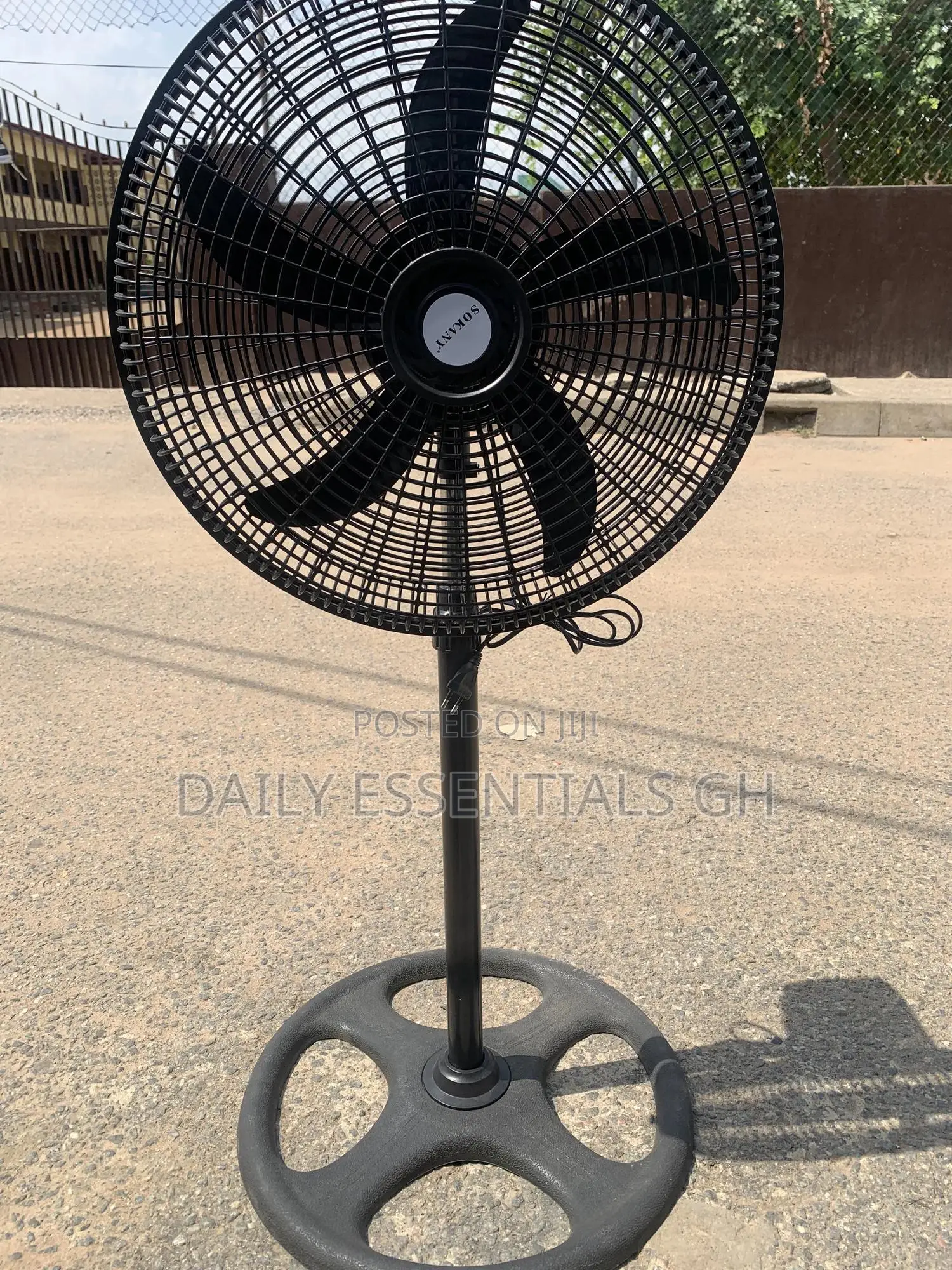Original Sokany 18” 220v Standing Fan – Heavy Duty