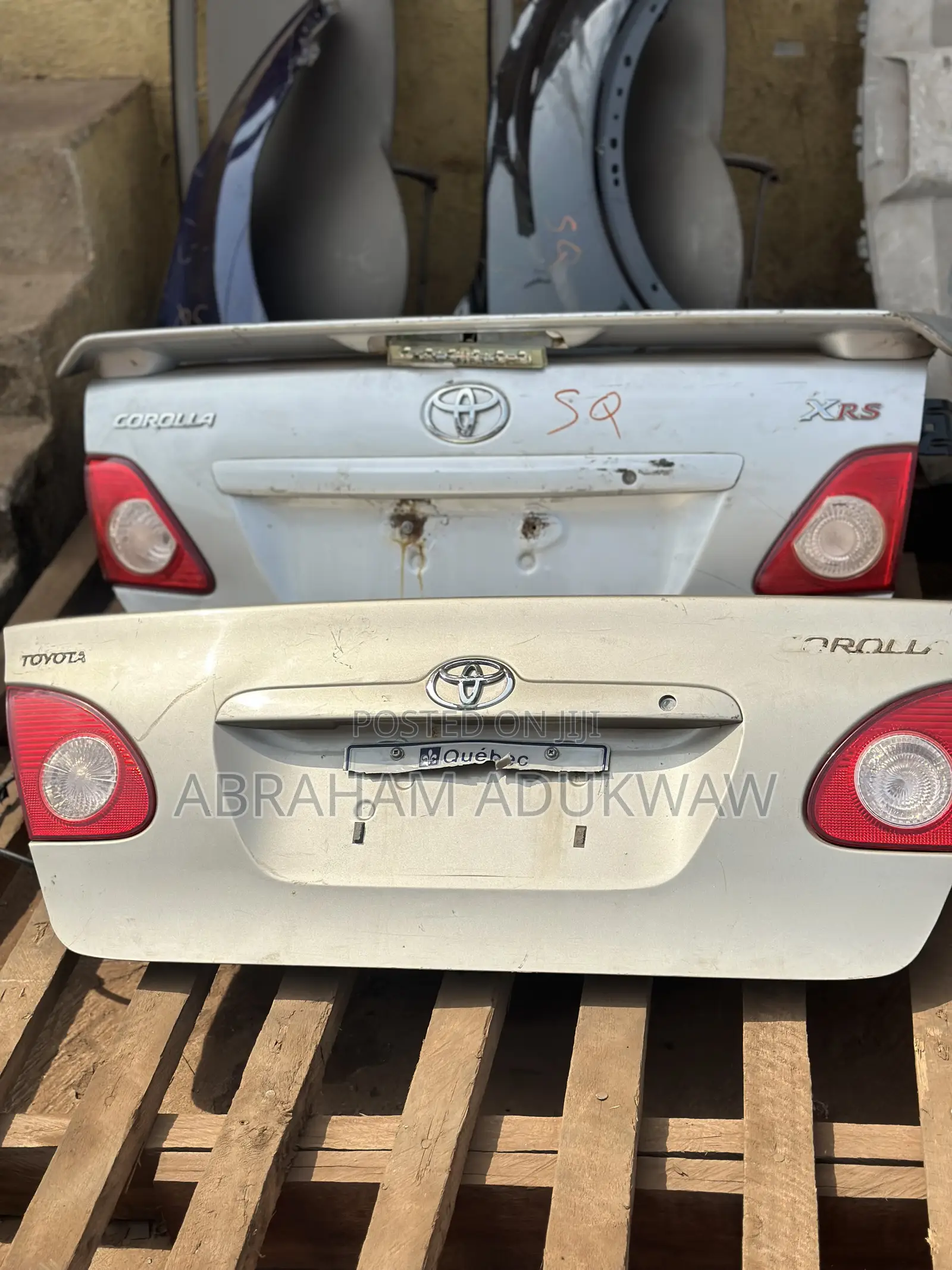 Toyota Corolla 205-2010 Boot/Tailgate