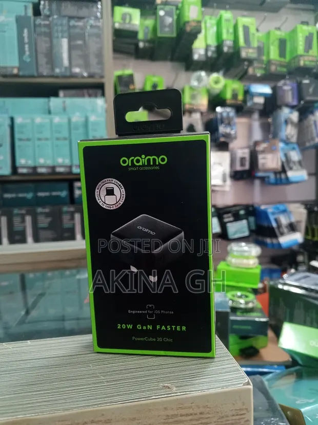 Oraimo 20w Gan Faster Charger Type C to Type C