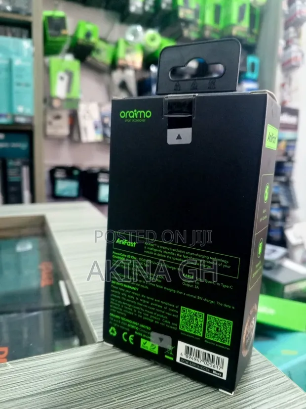 Oraimo 20w Gan Faster Charger Type C to Type C 2