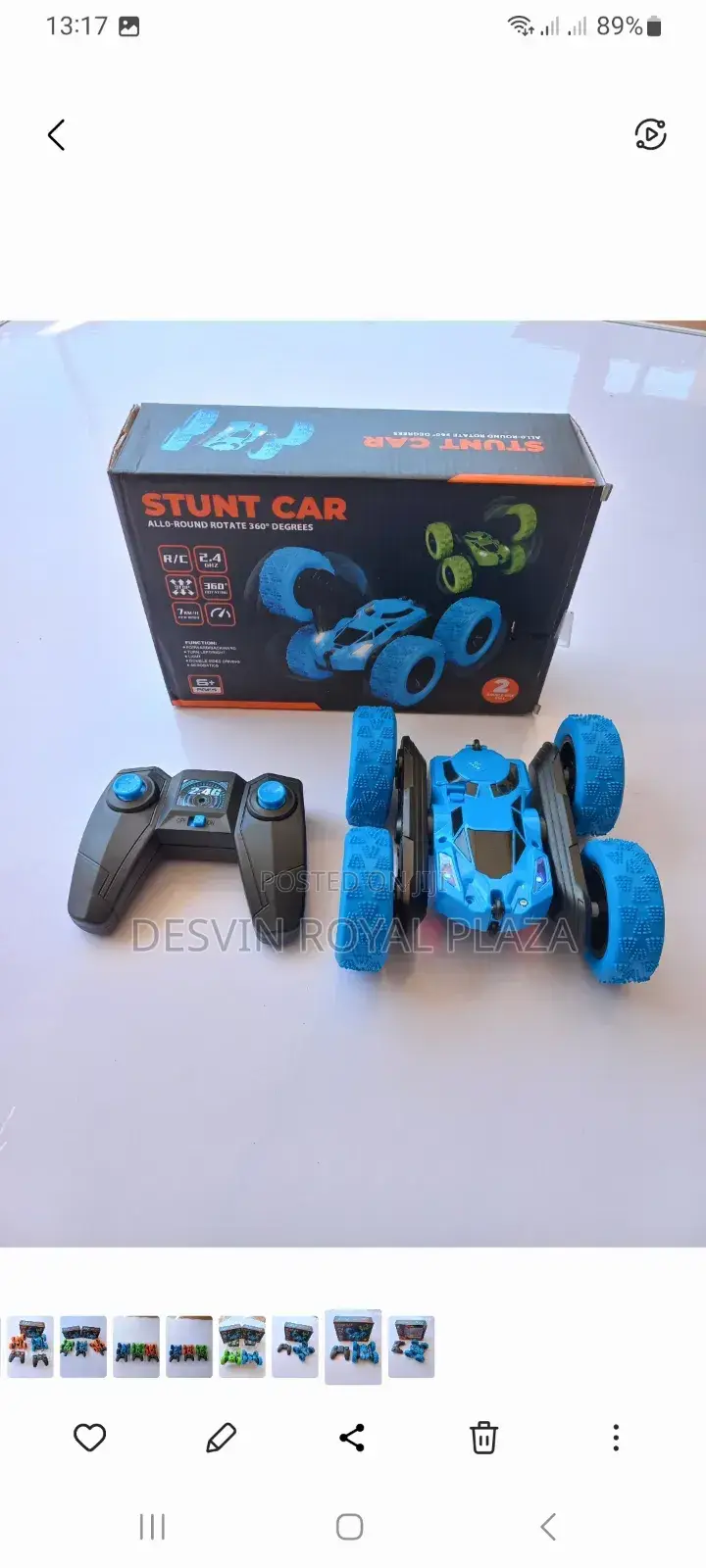 Remote Control Stunt Car