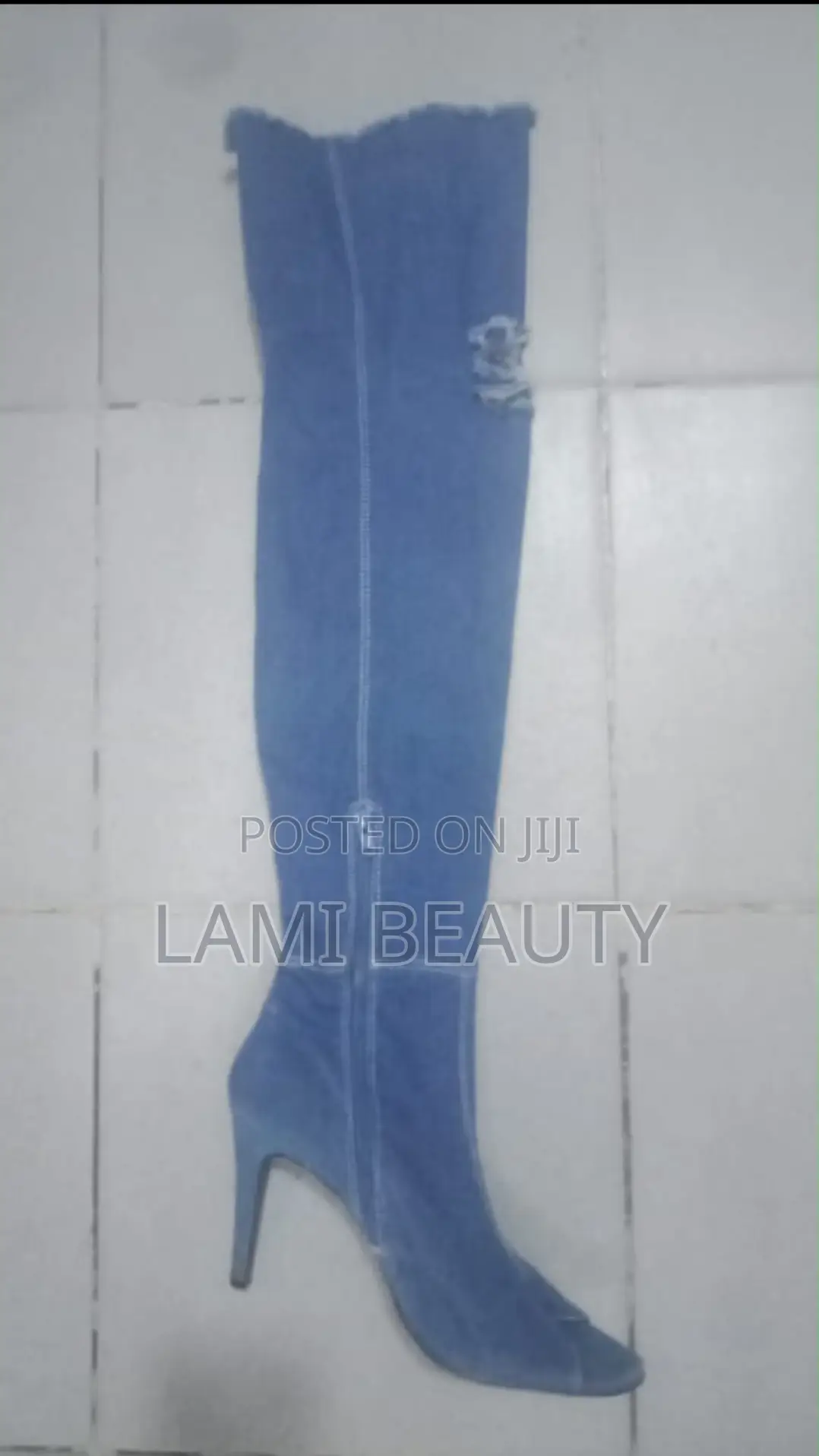 Lap Jean Open Toes Balance High Heel Shoes