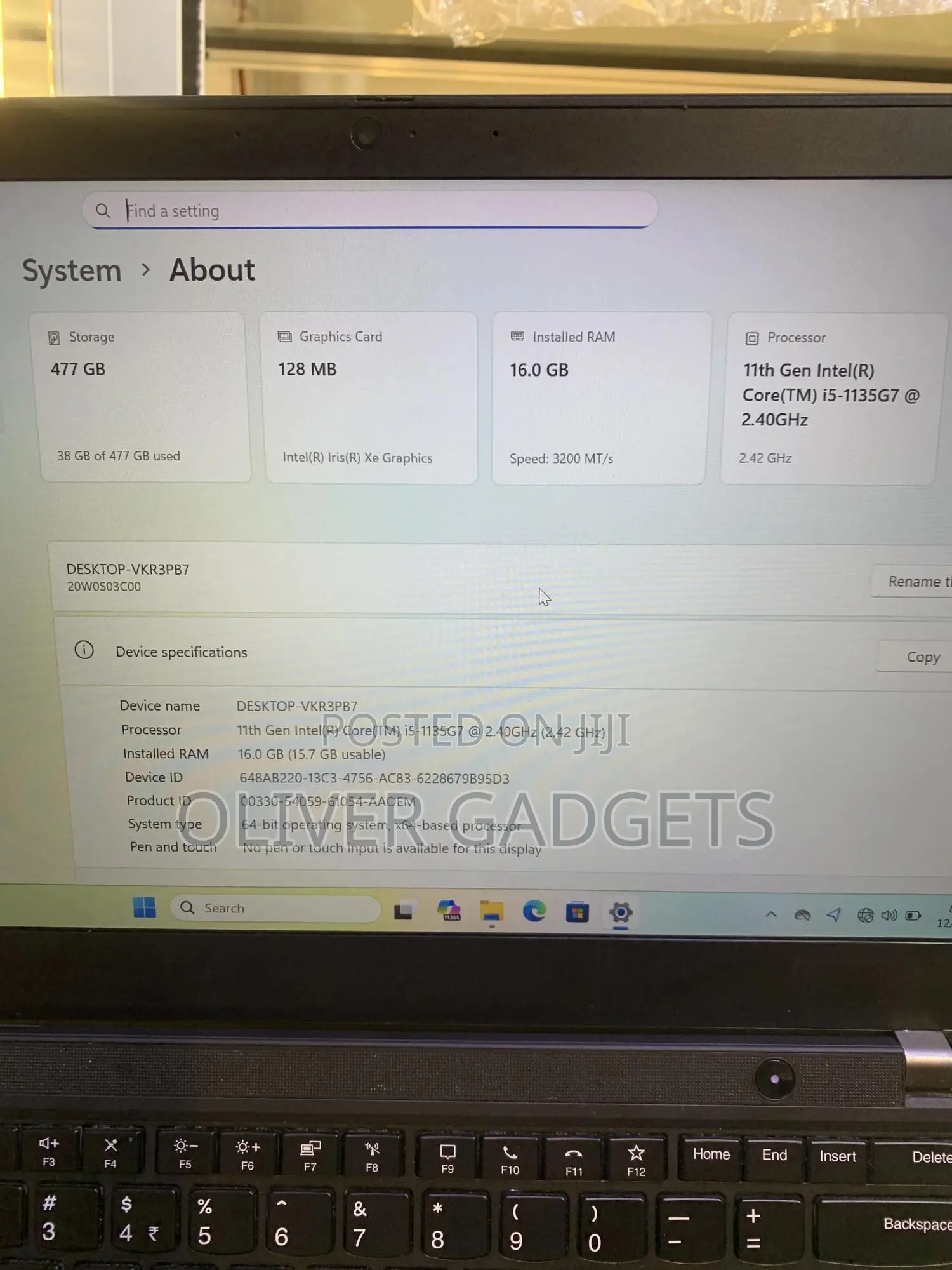 Laptop Lenovo ThinkPad T14 16GB Intel Core i5 SSD 512GB