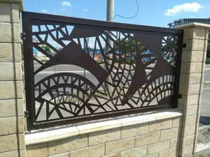 Iron Metal Fence Wall Design