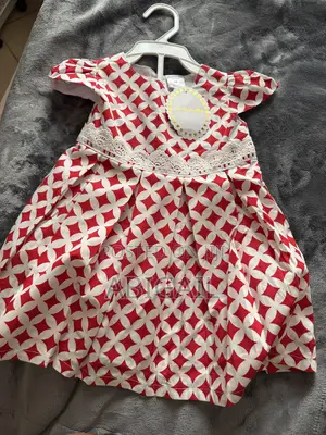 Red and White Dress