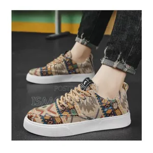 Elegant Vintage Fabric Sneakers