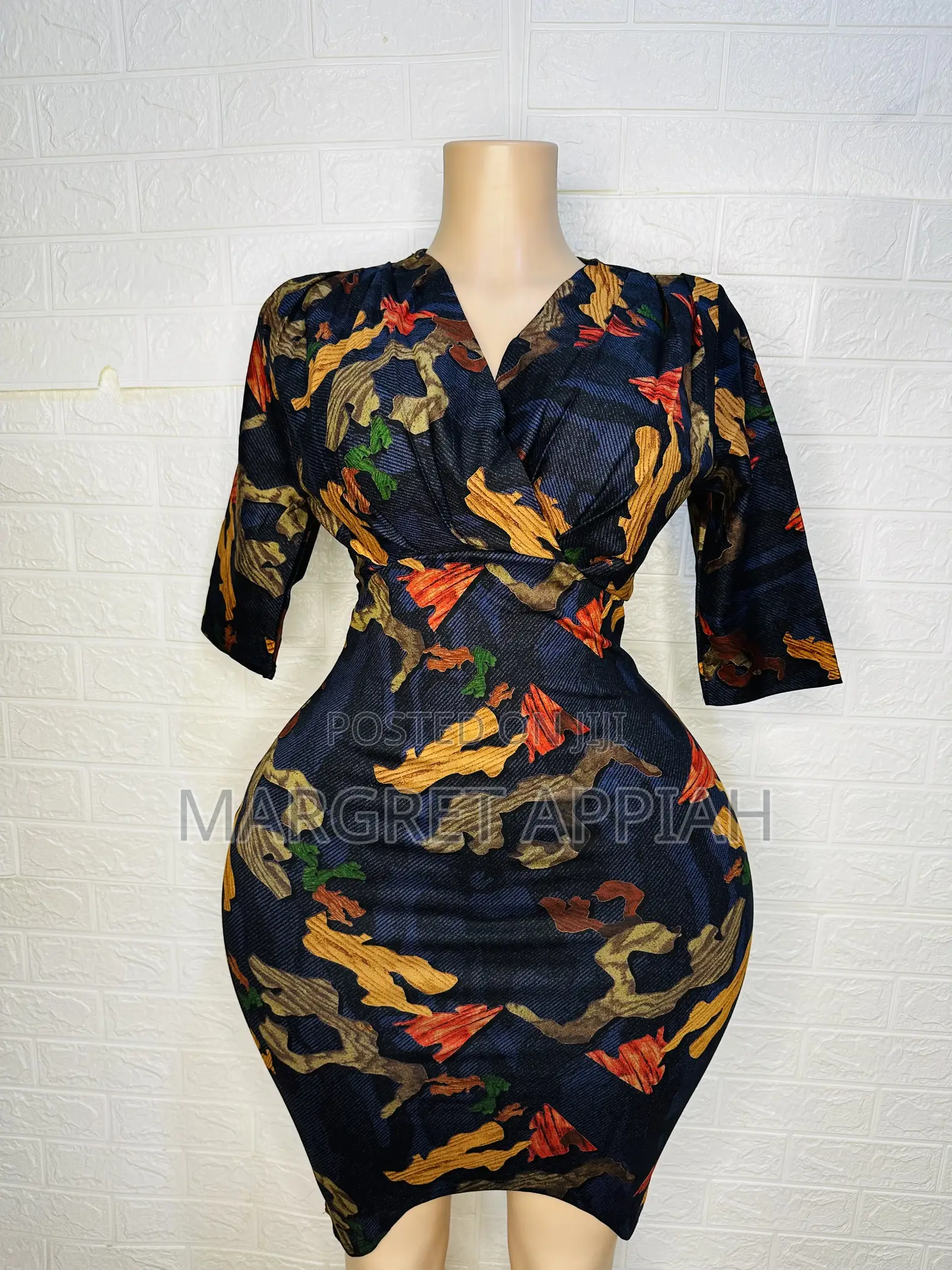 Fitted Midi Dress