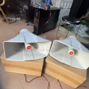 Set of Pa Horn Speakers.