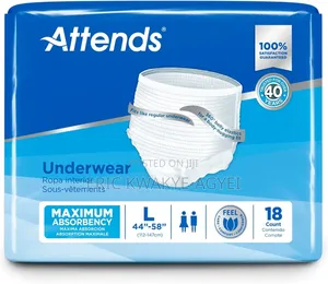 Attends Underwear Ultimate Absorbency - Large (18 Count)
