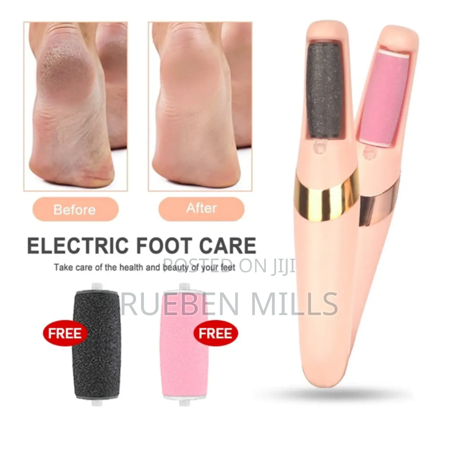 Veby Pedicure Wand Cordless Electric Foot Callus Remover Scraper