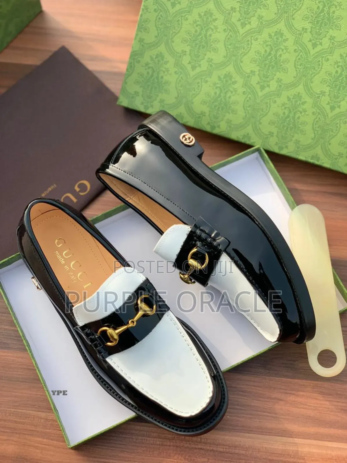 Gucci Luxury Design Leather Men's Loafers