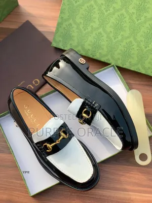 Gucci Luxury Design Leather Men's Loafers