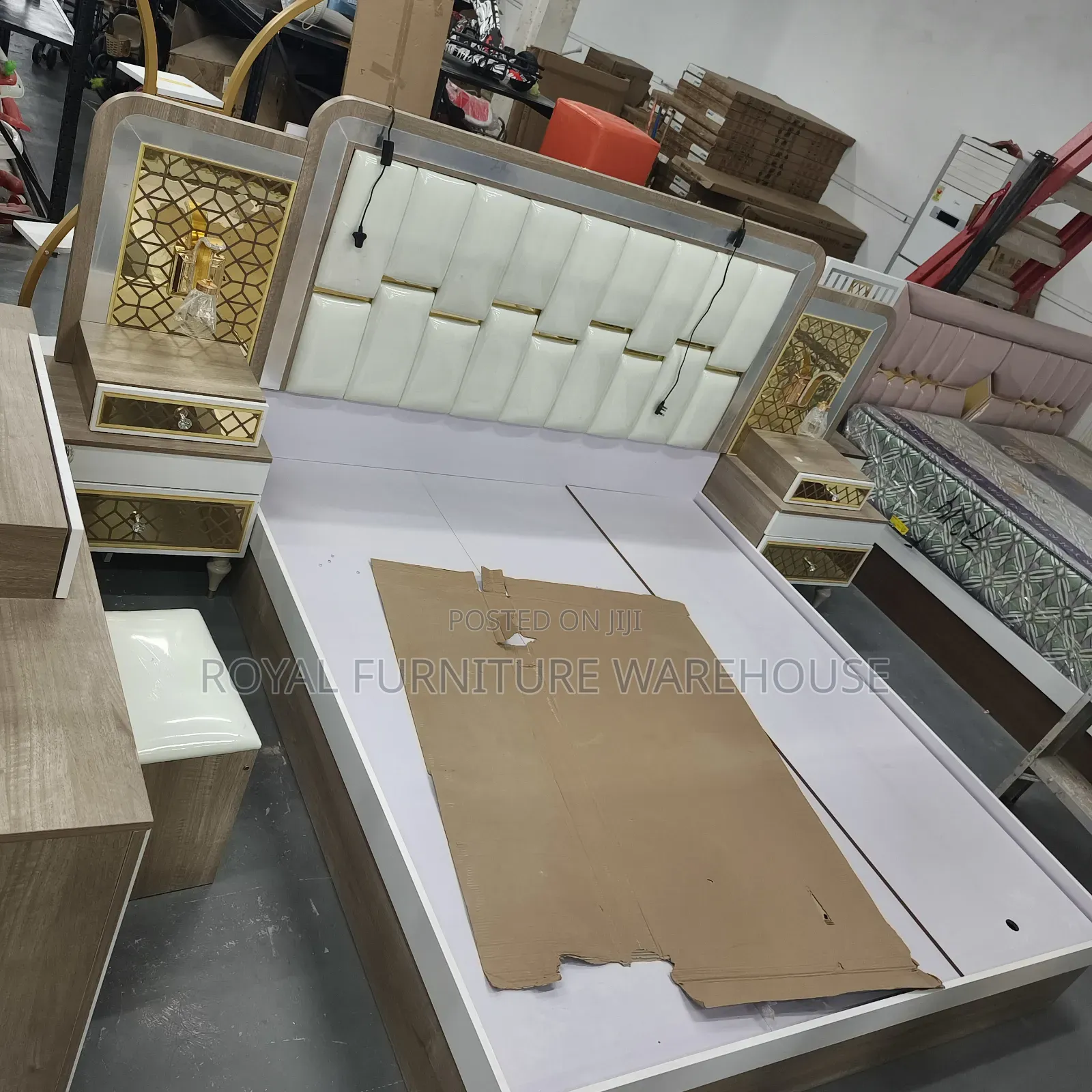 Bedroom Complete Set, Bedframe, Dresser, Wardrobe, Bedside Nightstand