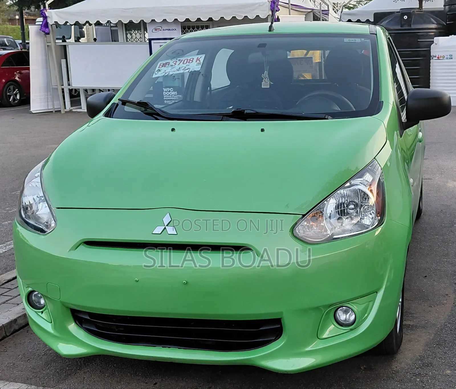 Mitsubishi Mirage DE 4dr Hatchback (1.2L 3cyl 5M) 2014 Green
