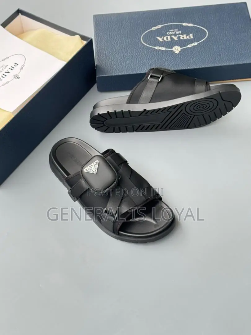 Prada Monolith Men’S Sandals/Slippers