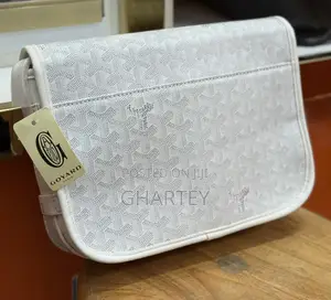 Authentic Designer Goyard Side Bag - White