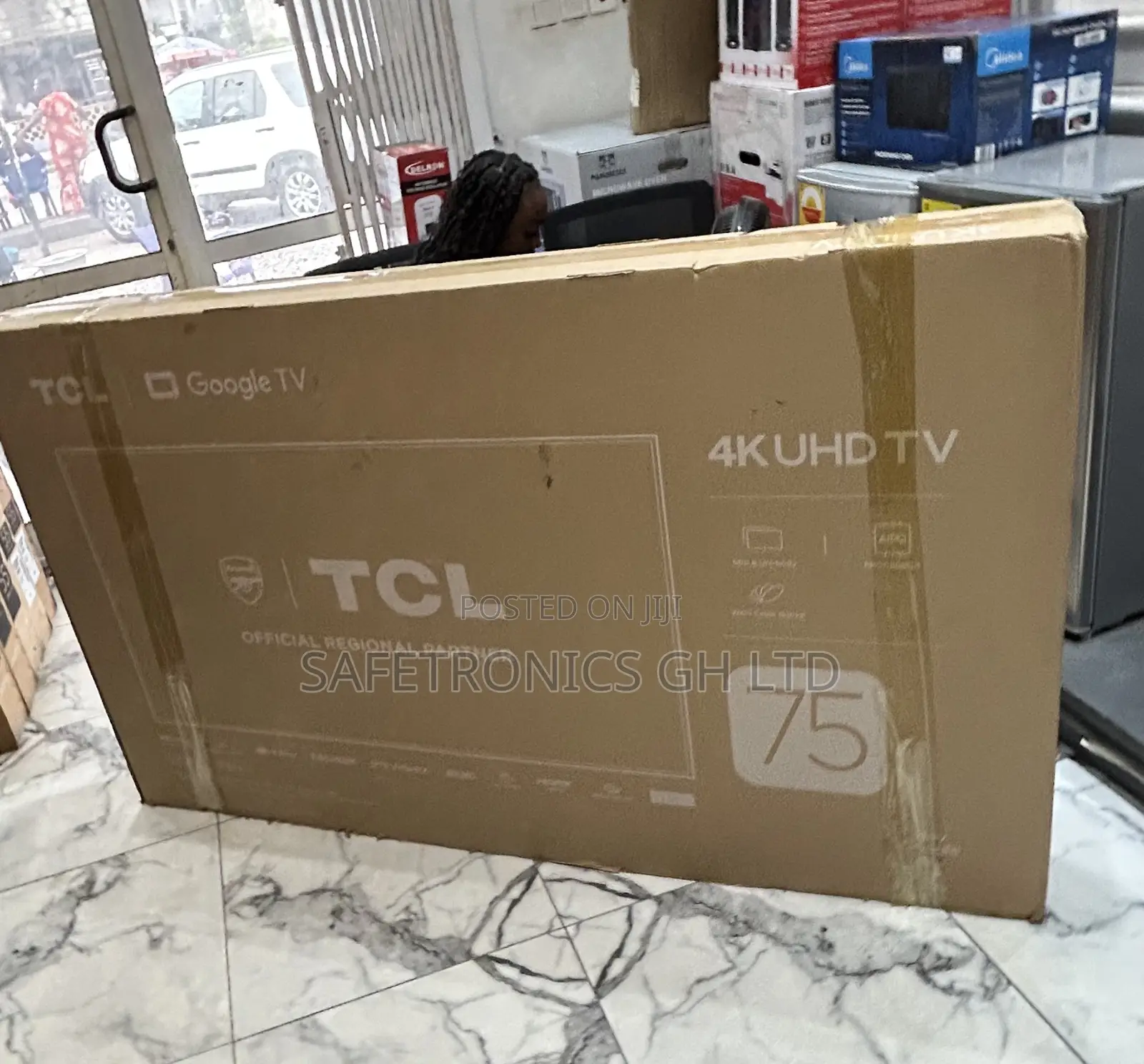 Order Good Clear TCL 75p755 Led Uhd Smart 75” Android Tv