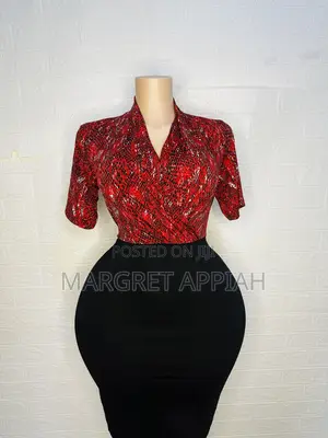 Patterned Wrap Dress