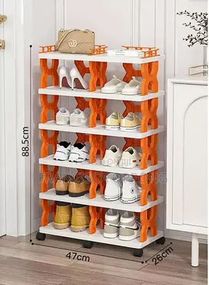 Universal Wheel Shoe Rack Shoe Cabinet(6tier)