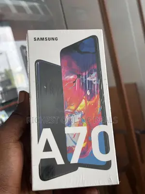 New Samsung Galaxy A70 128 GB Black
