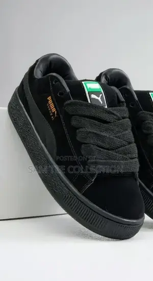 Original Puma Suede, All Black, Red/Puma White, Blue White.