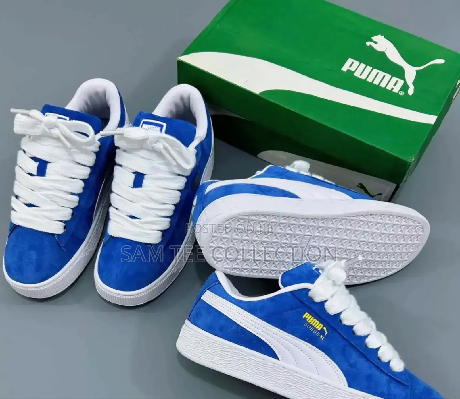 Original Puma Suede, All Black, Red/Puma White, Blue White.