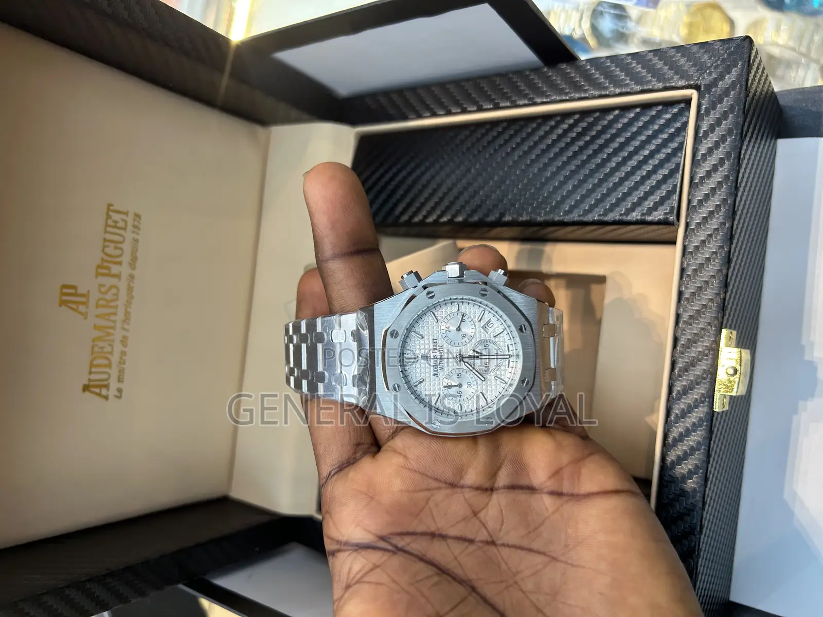 Audemars Piguet Royal Oak Chronograph Silver Stainless Watch