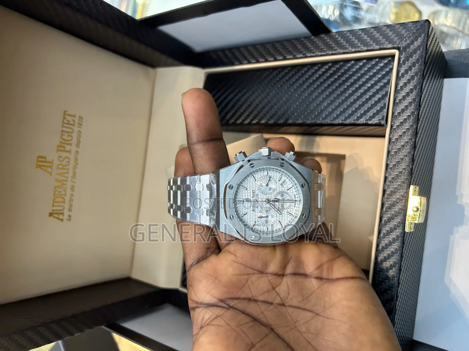 Audemars Piguet Royal Oak Chronograph Silver Stainless Watch