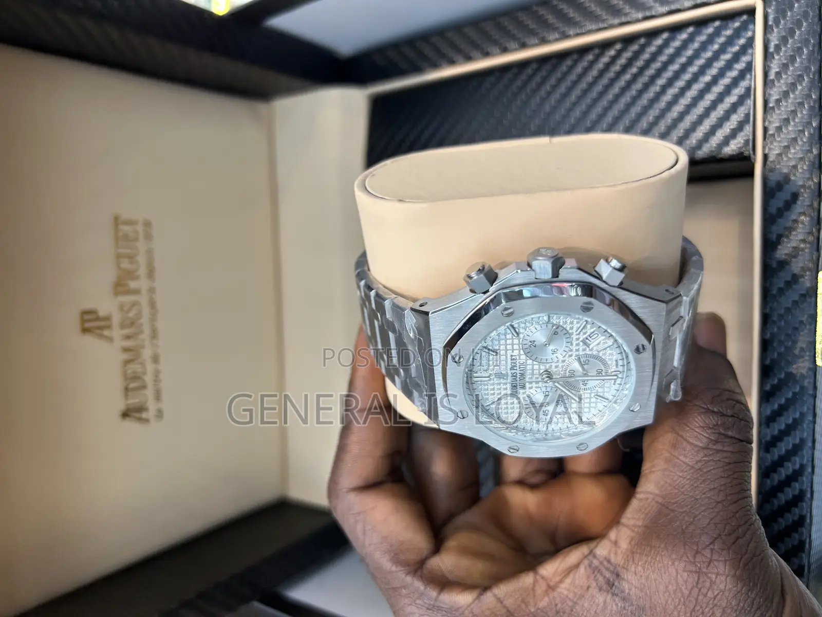 Audemars Piguet Royal Oak Chronograph Silver Stainless Watch