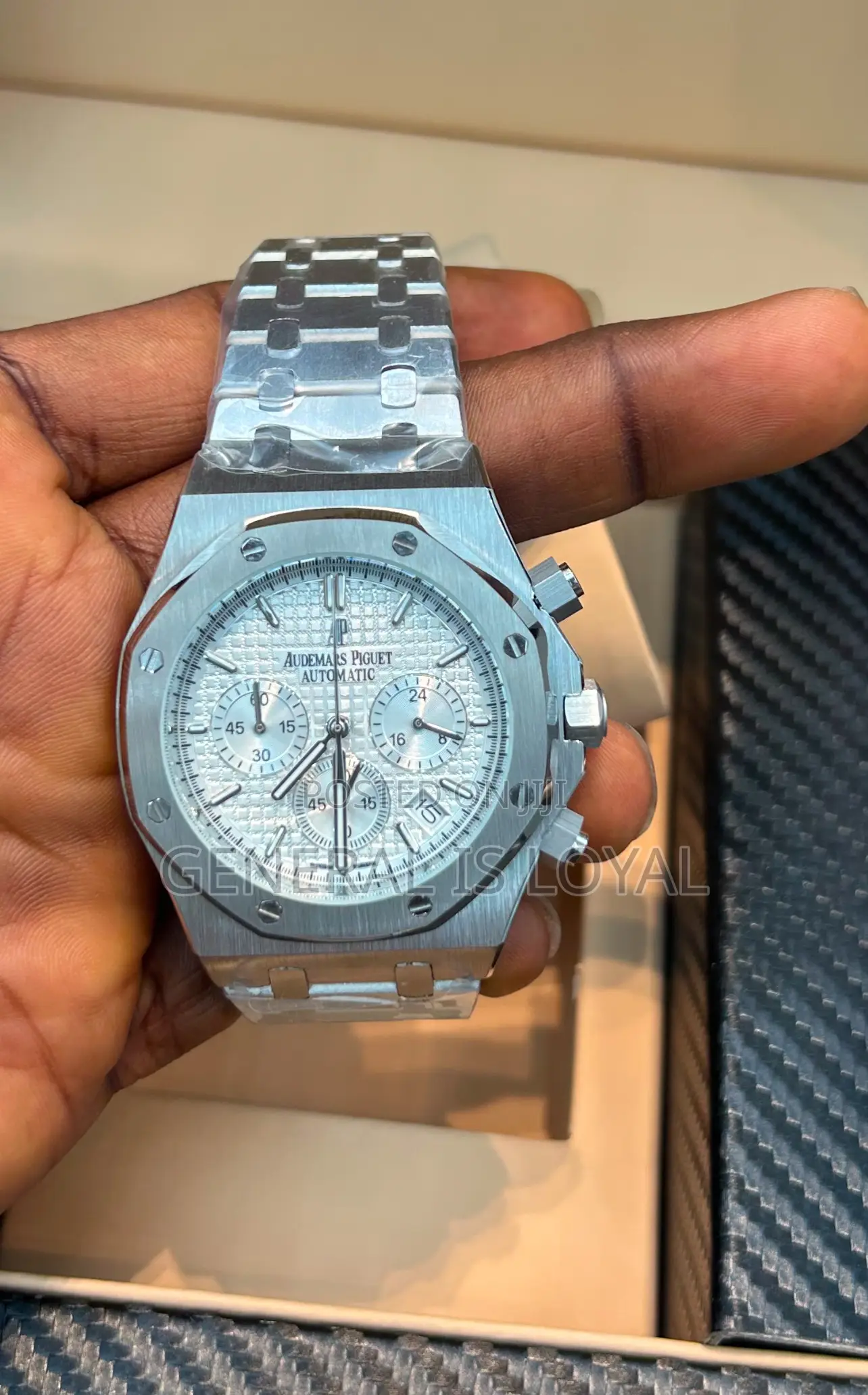 Audemars Piguet Royal Oak Chronograph Silver Stainless Watch