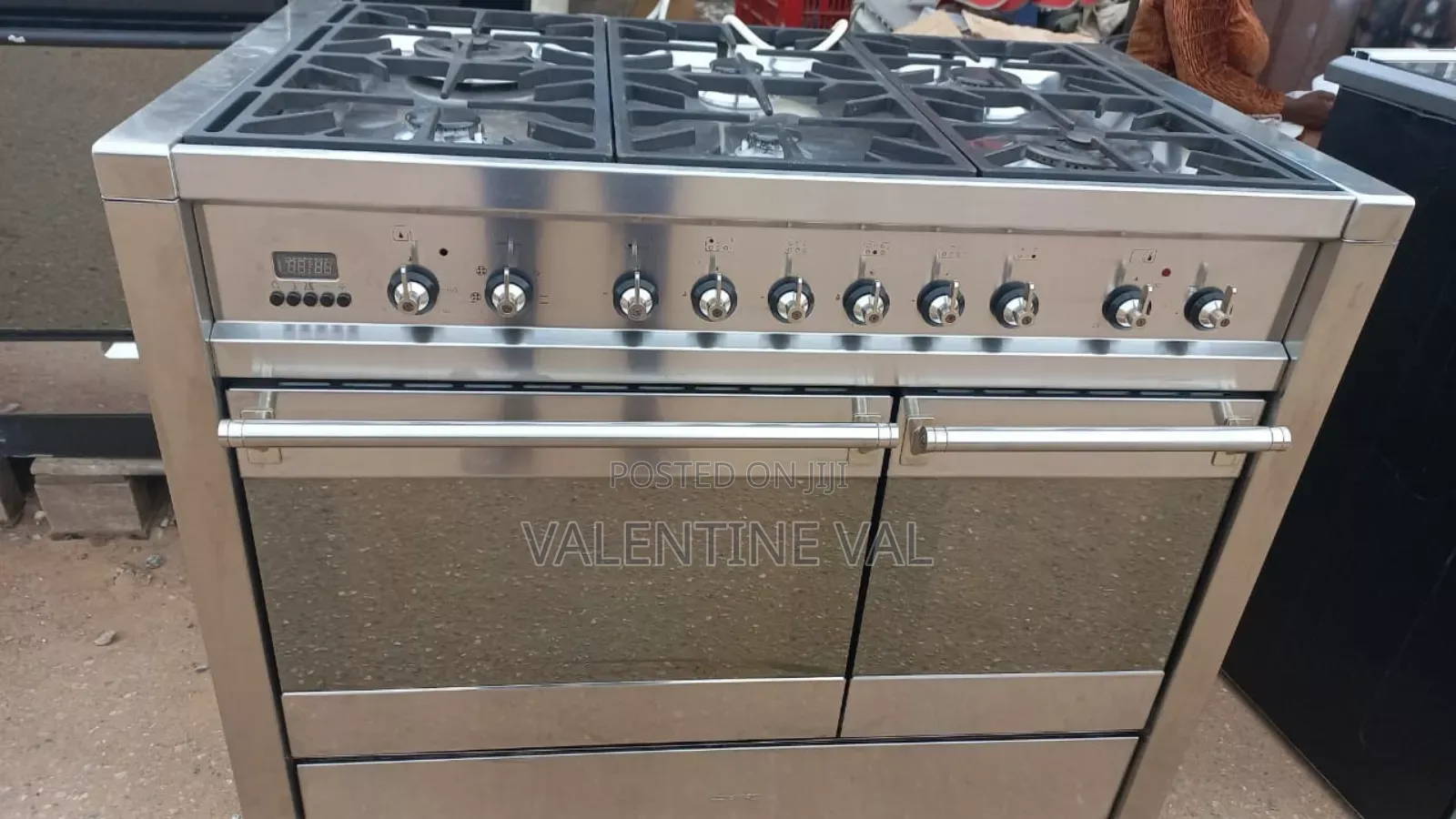 Full Stainless Steel 6 Burners Cooking Stove