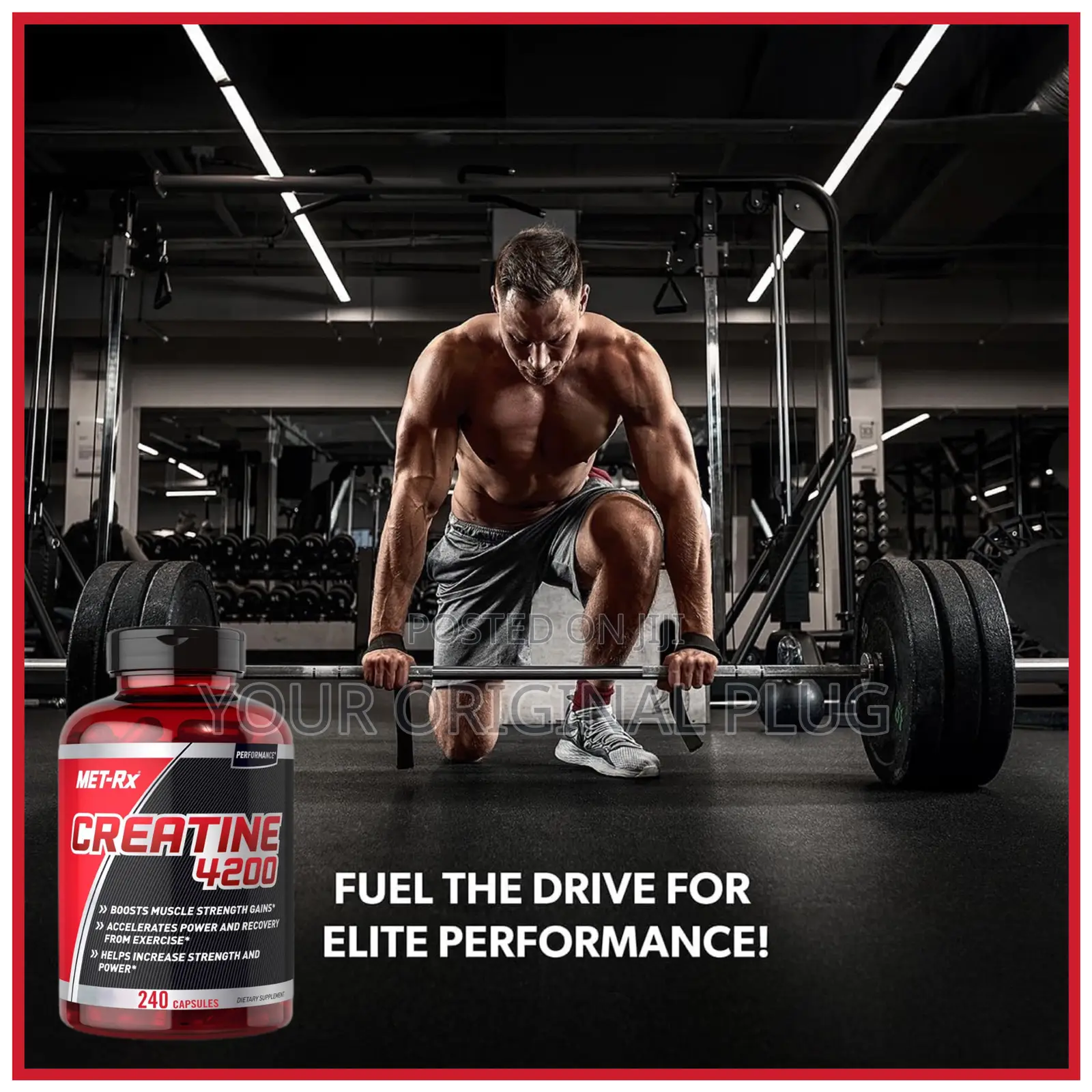 Met-rx Creatine 4200 Supplement, Supports Muscles Pre And Post Workout