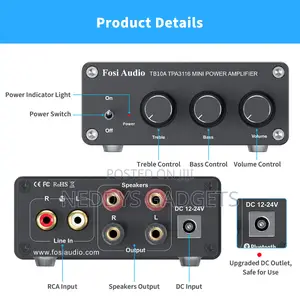 Fosi Audio V2 2.0 Bluetooth Amp