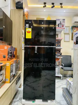 Beat Buy for Less Gn-B392pxgb.395l Double Door Fridge Black Lg