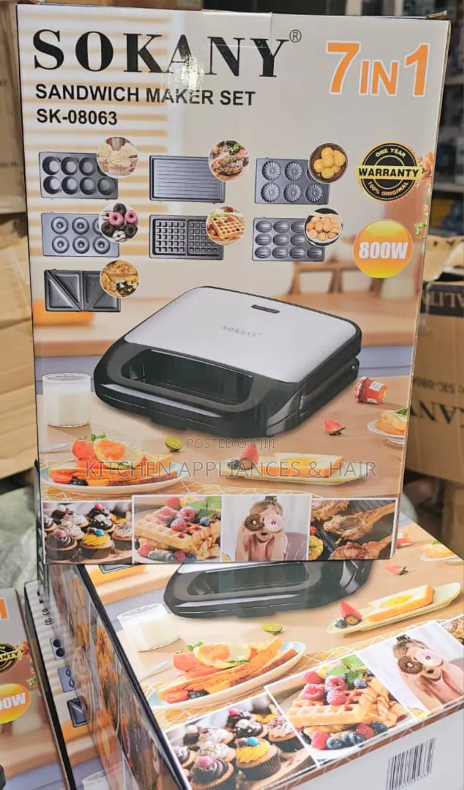 7 in 1 Sokany Sandwich Maker