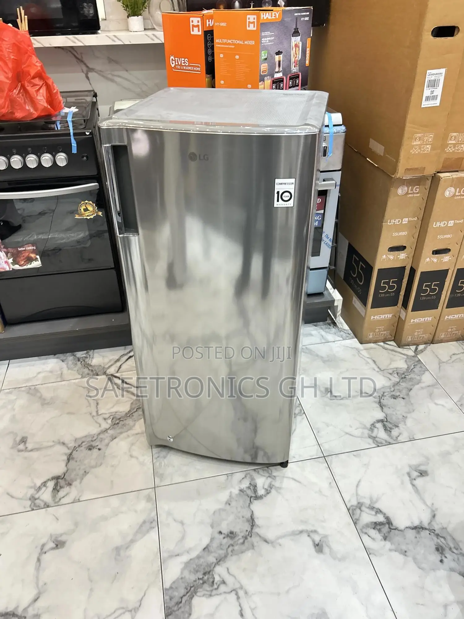 Eco Friendly Singledoor Grey Gn-y201sls 169 Liters Lg Fridge