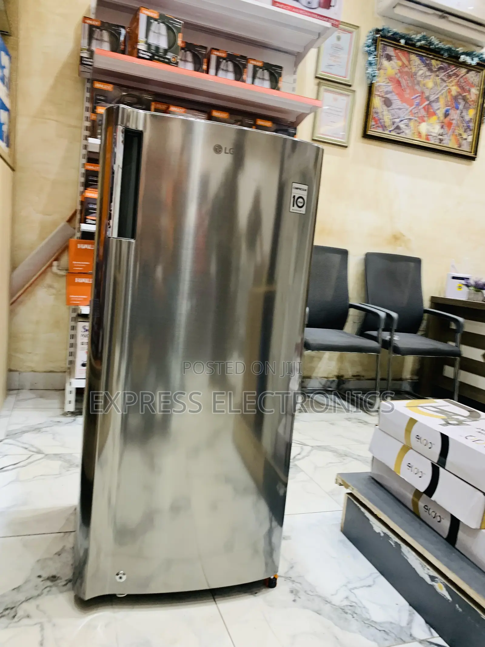 Brand New Grey Single Door Lg 199l Gn-Y201sls Fridge