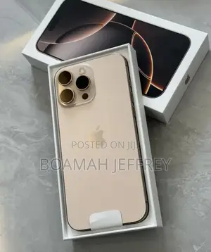 New Apple iPhone 16 Pro Max 256 GB Gold