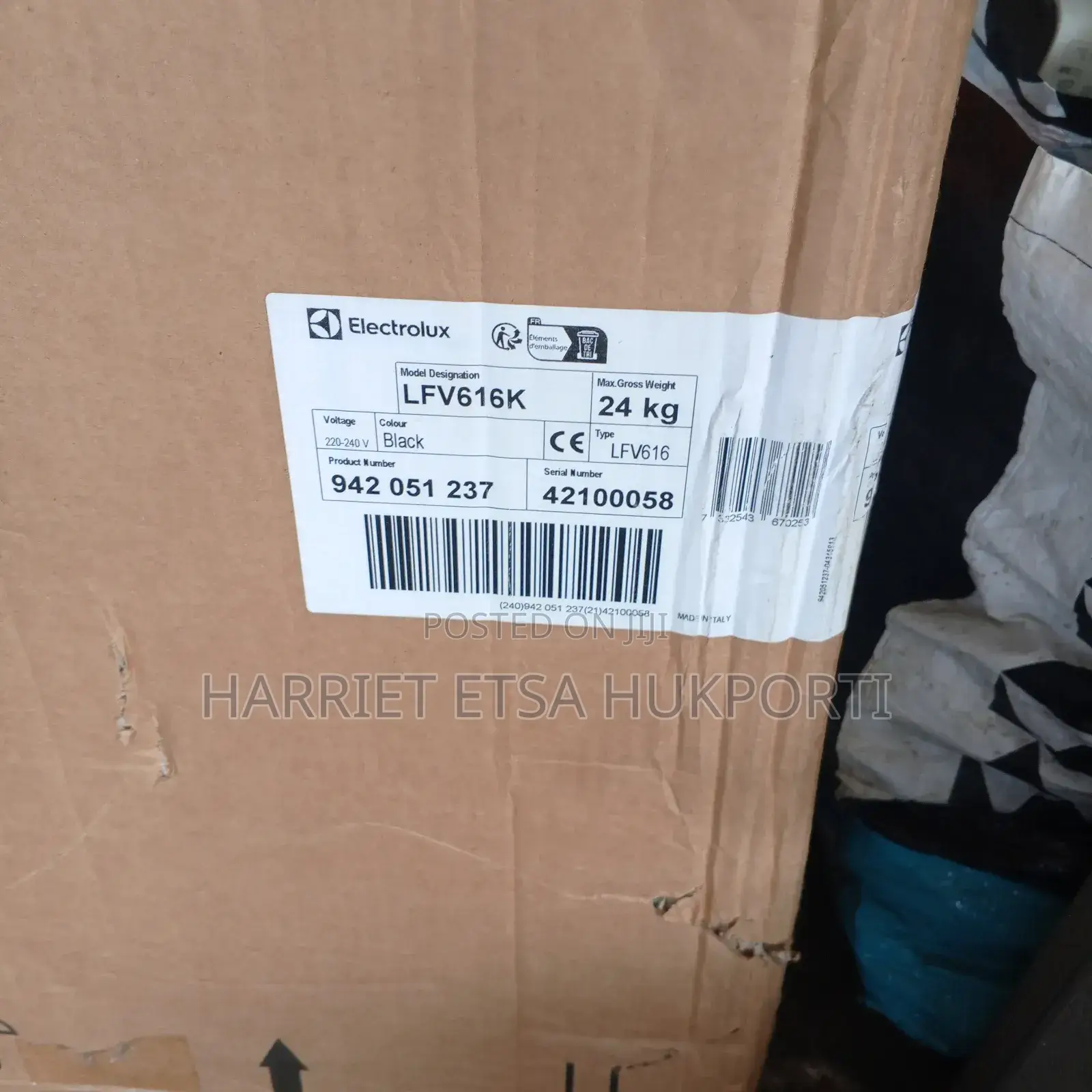 Brand New Electrolux Digital Touch Control Hood Extractor From France