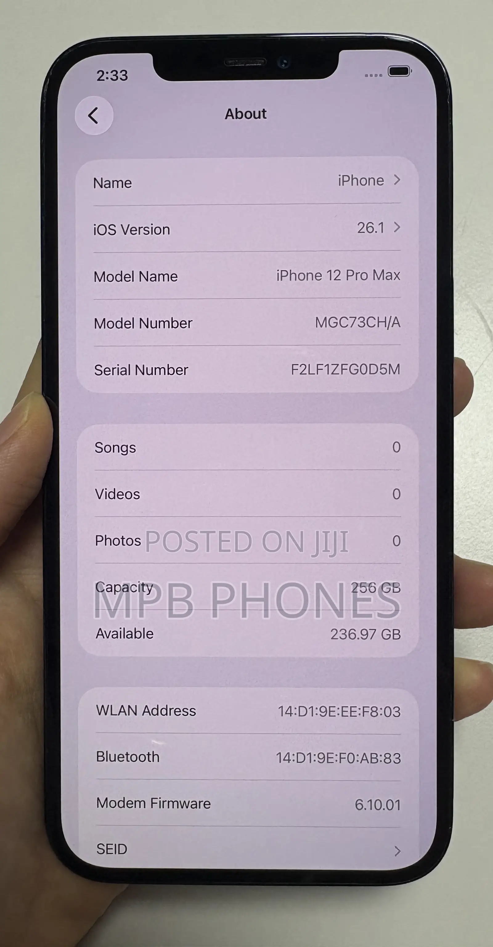 Apple iPhone 12 Pro Max 256 GB Blue