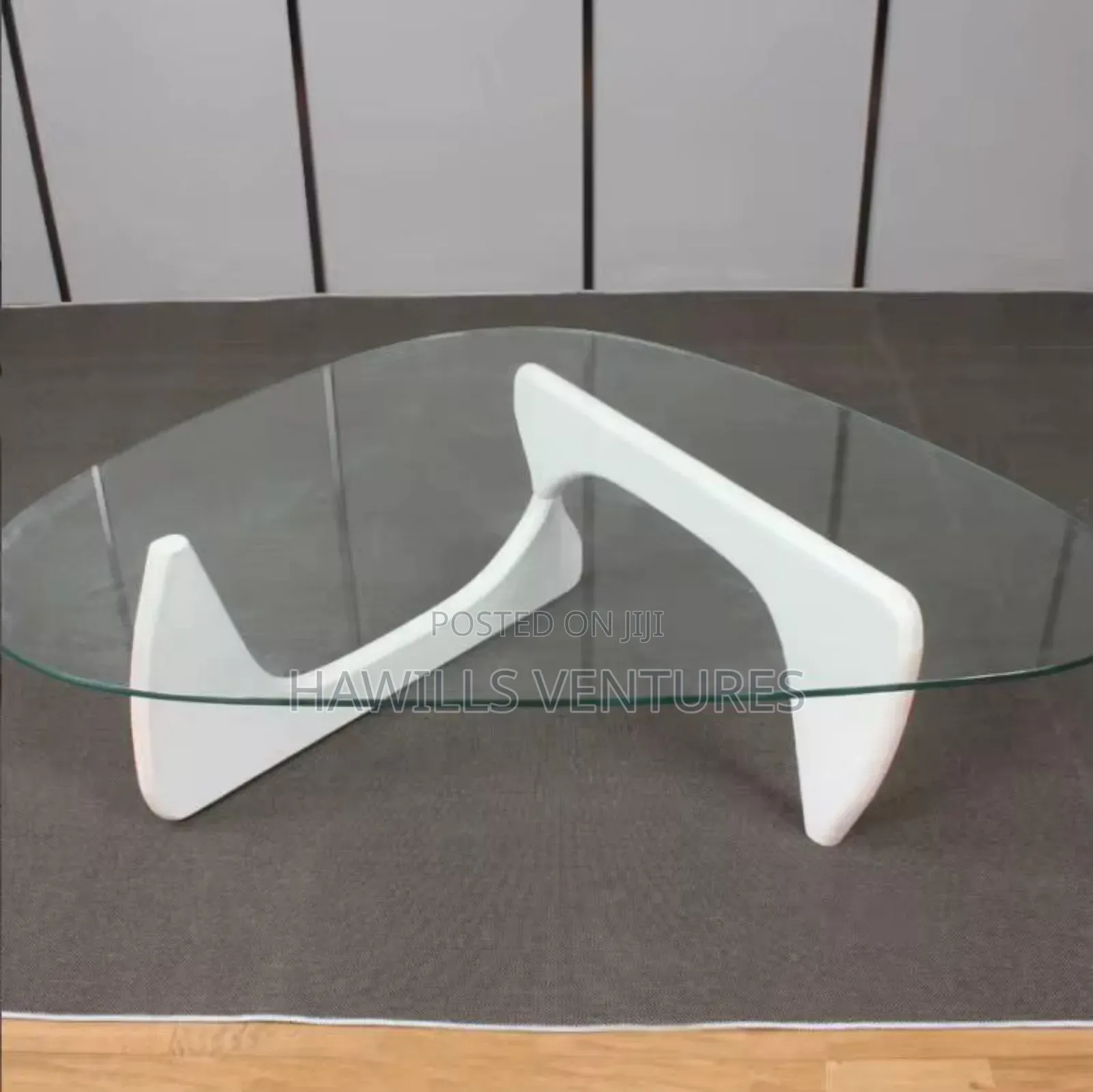 Transparent Tempered Glass Table